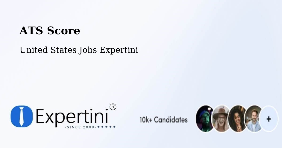 Resume ATS Score & Job Description Match Tool – Gonzalez - United States Jobs Expertini